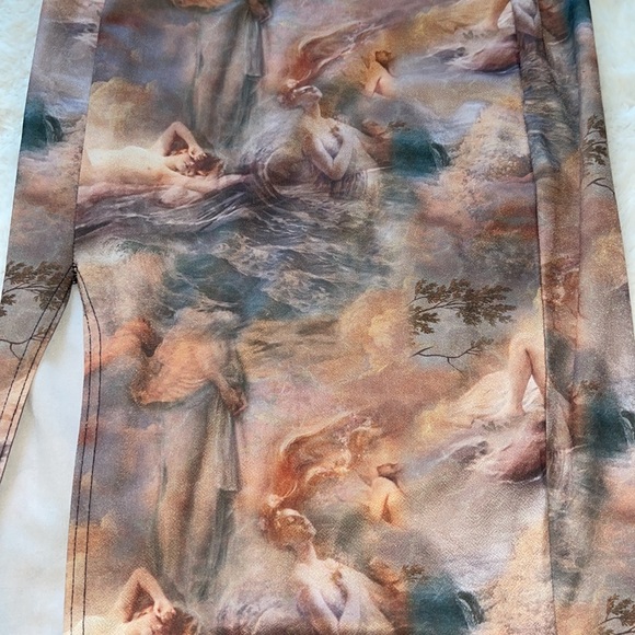 Angel midi skirt with Angel Heavely Celestial Art - Picture 2 of 4
